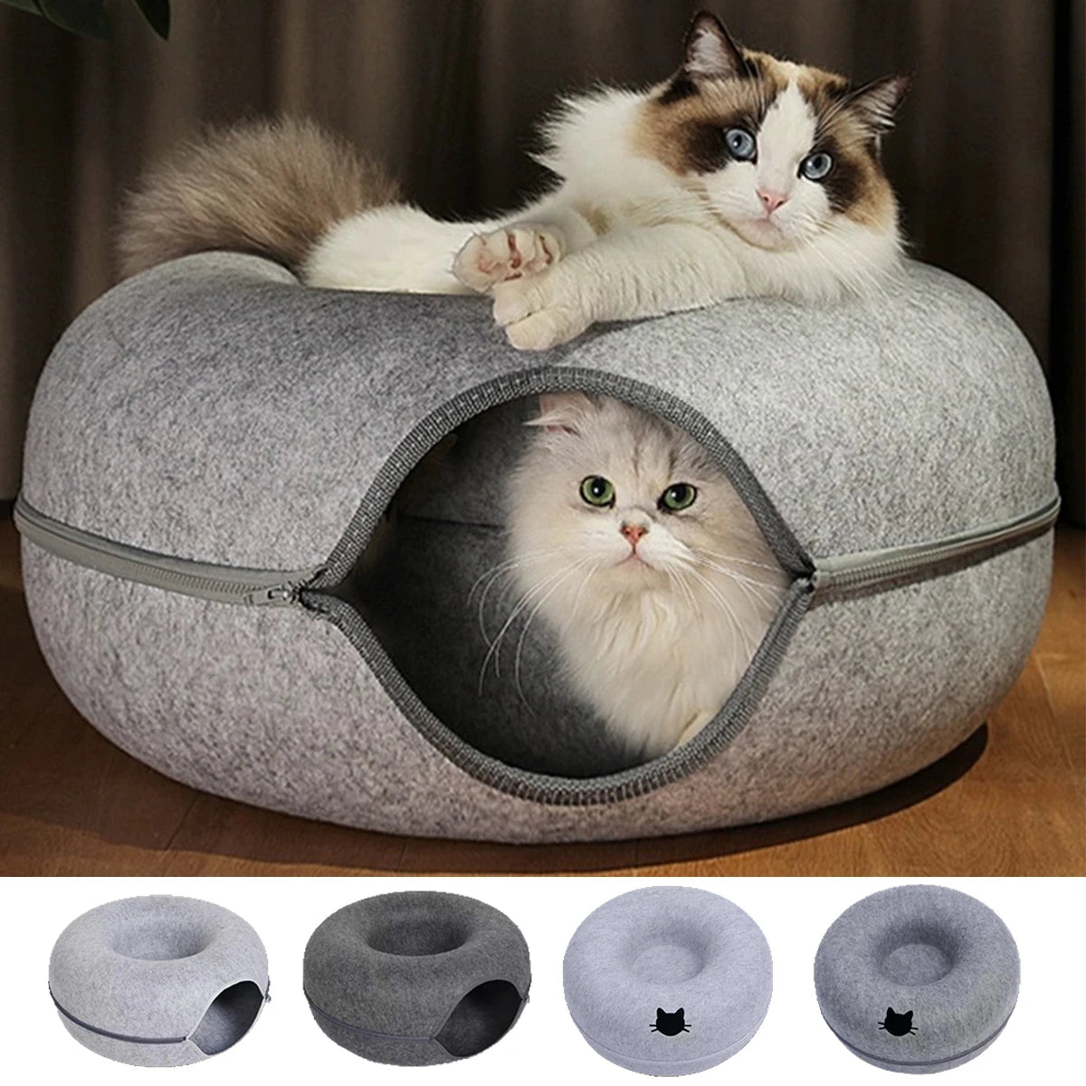 CozyTunnel | מנהרת לבד אינטראקטיבית לחתולים